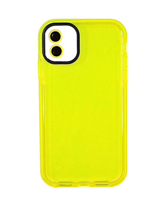 Carcasa Transparente Flúor + Protector de Cámaras de regalo