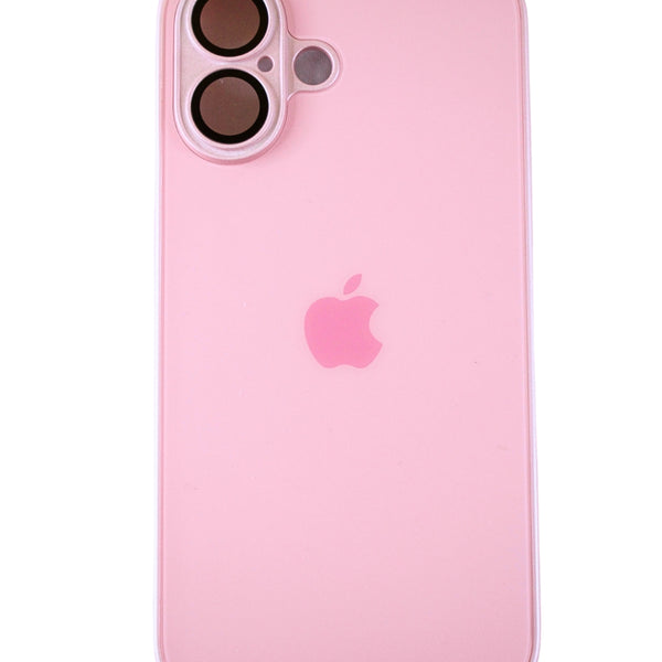 Glass Case Rosada iPhone 16