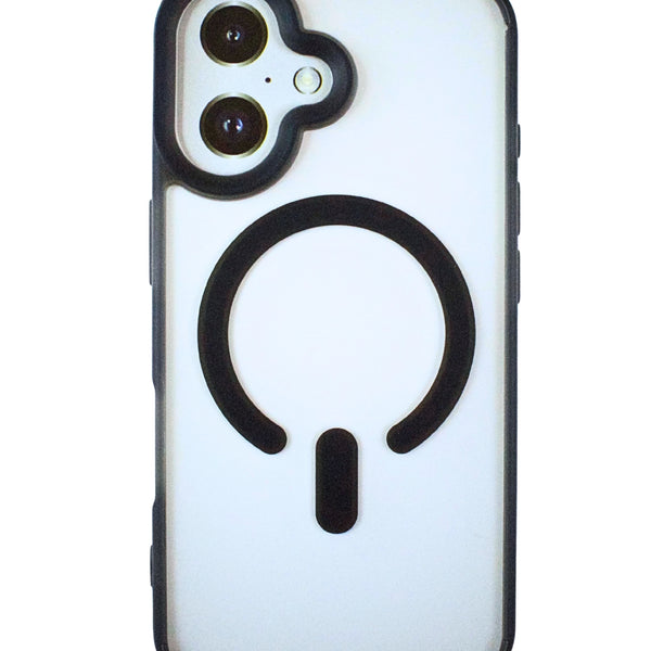 Carcasa MagSafe Transparente y Negro