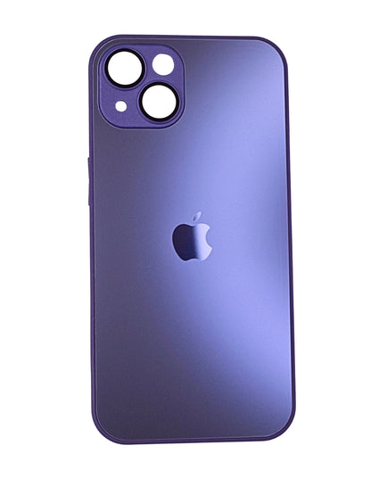 Glass Case  MagSafe Morada 13ProMáx/15Pro