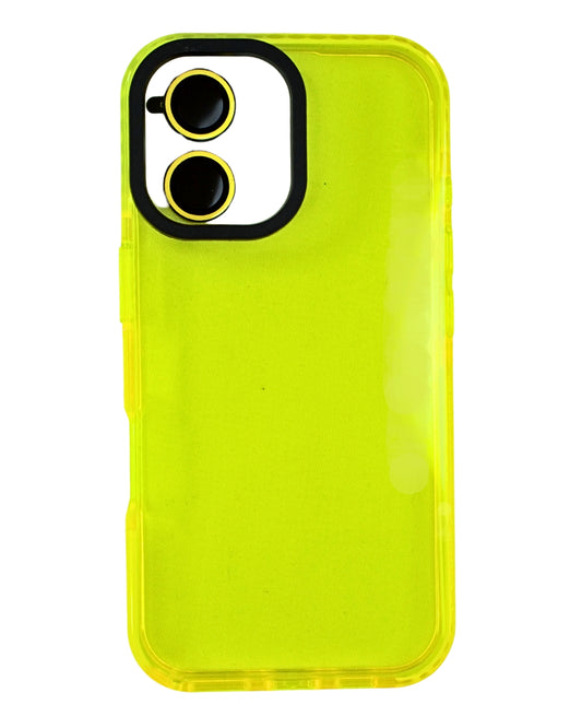 Carcasa Transparente Flúor + Protector de Cámaras