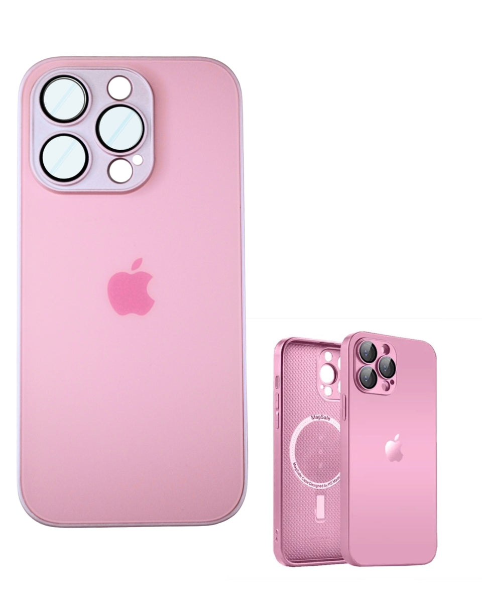 Glass Case Rosada iPhone 16Pro