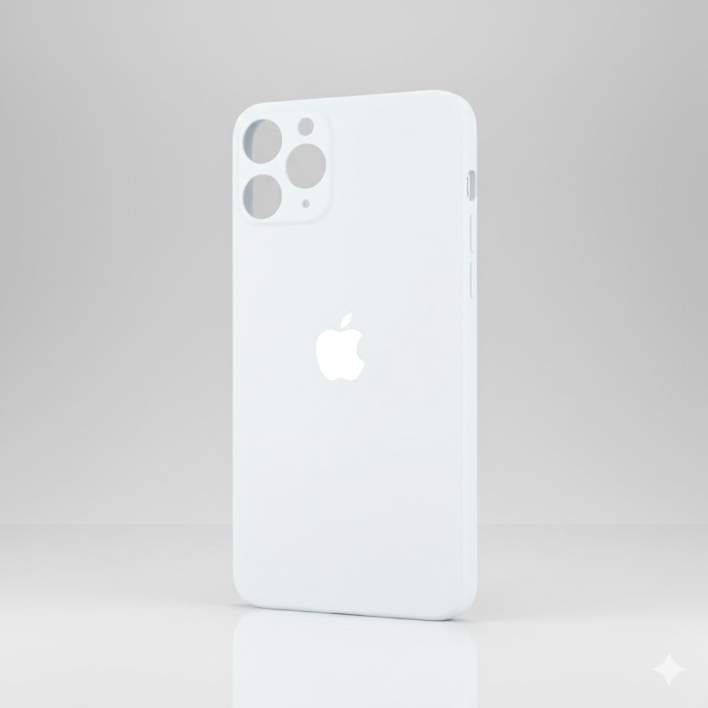 Glass Case Blanca iPhone 16Pro/16ProMáx