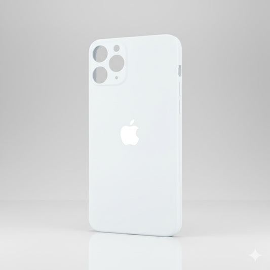 Glass Case Blanca iPhone 16Pro/16ProMáx