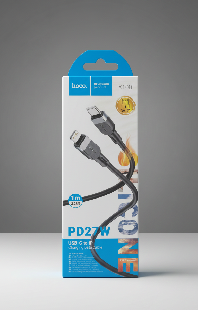Cable HOCO Original Ignífugo (1m) 27W