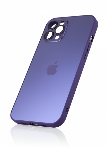 Glass Case  MagSafe Morada 13ProMáx/15Pro