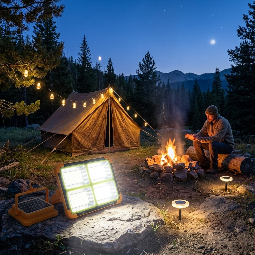 Foco solar 1200W
