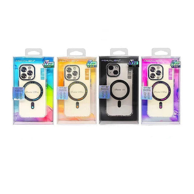 Carcasa MagSafe Transparente Azul