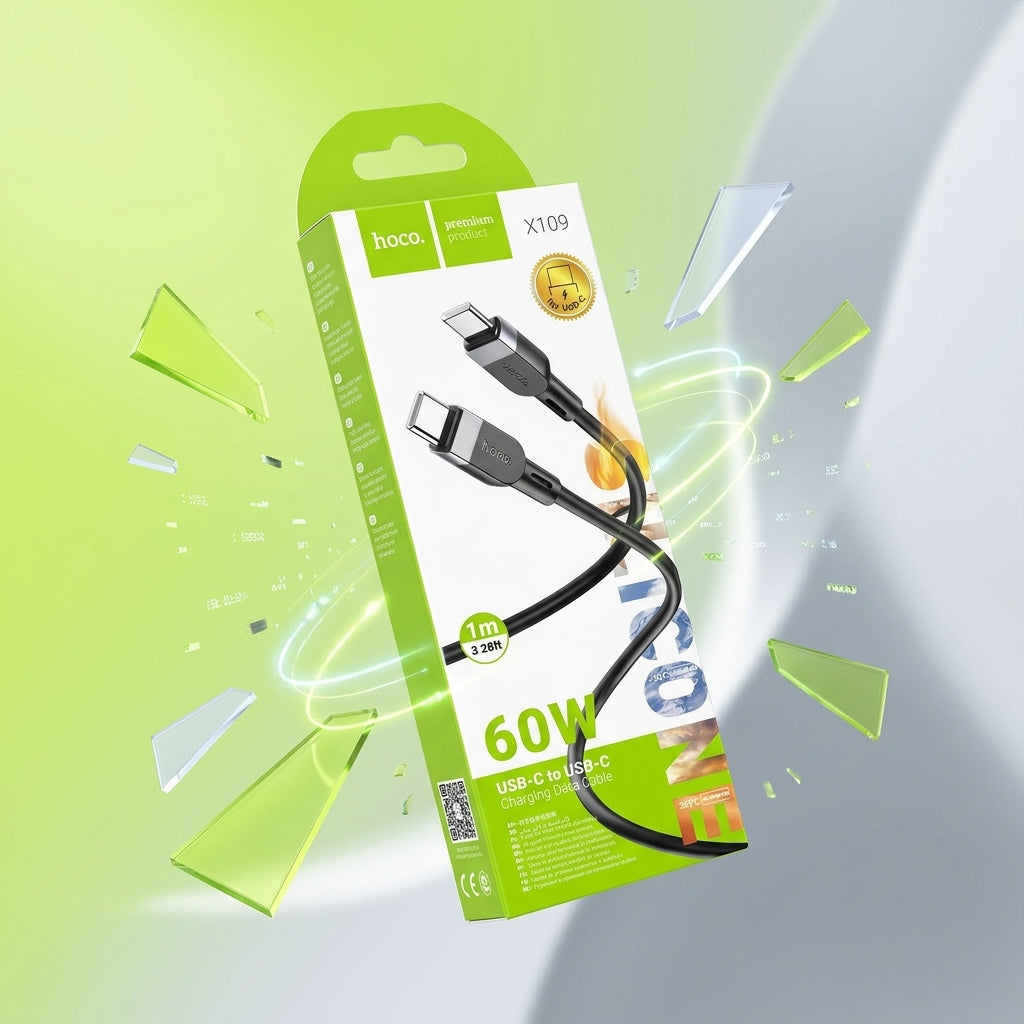 Cable HOCO Original Tipo C-C (1m) 60W