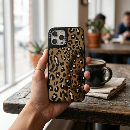 Carcasa Espejo Leopardo