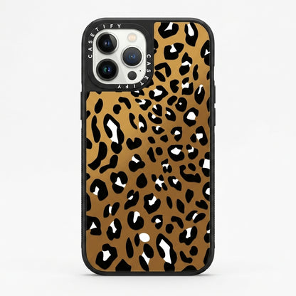 Carcasa Espejo Leopardo