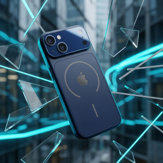 Glass case azul vibrante iPhone 13/14