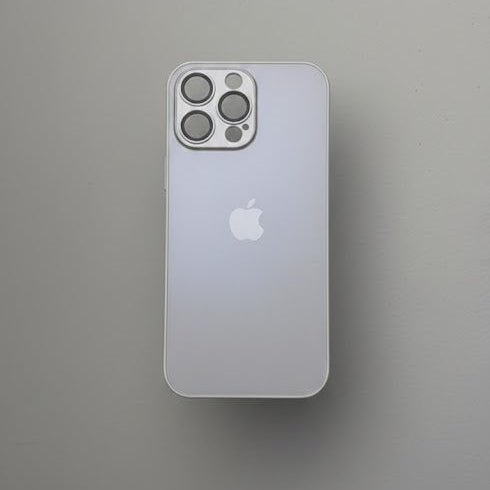 Glass Case Blanca iPhone 16Pro/16ProMáx